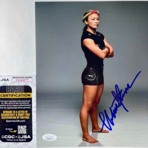 UFC Fighter Karate Hottie Michelle Waterson Signed 8x10 Photo Autograph JSA COA