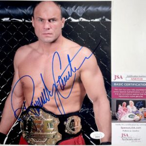 UFC Randy Couture Signed 8x10 Photo C Autograph MMA Fighter JSA COA