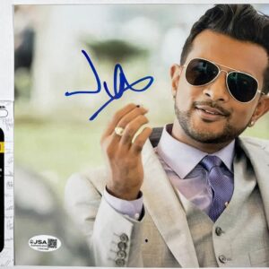 Utkarsh Ambudkar Signed Ghosts 8x10 Photo Autograph Jay Arondekar JSA COA