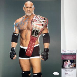 WWE Bill Goldberg Signed 11x14 Photo K Autograph WrestleMania WCW JSA COA