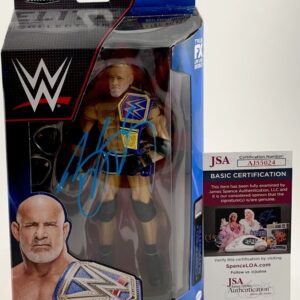 WWE Bill Goldberg Signed Mattel Elite Wrestling Figure Autograph JSA COA