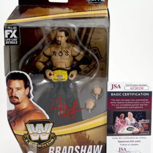 WWE John Bradshaw Layfield Signed APA Mattel Legends Elite Figure C JBL JSA COA