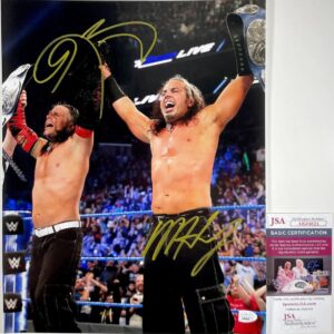 WWE Matt Hardy & Jeff Hardy Signed Hardy Boyz 11x14 Photo T Autograph JSA COA