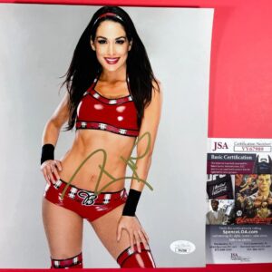 WWE NXT Brie Bella Signed 8x10 Photo A Bella Twins Autograph JSA COA