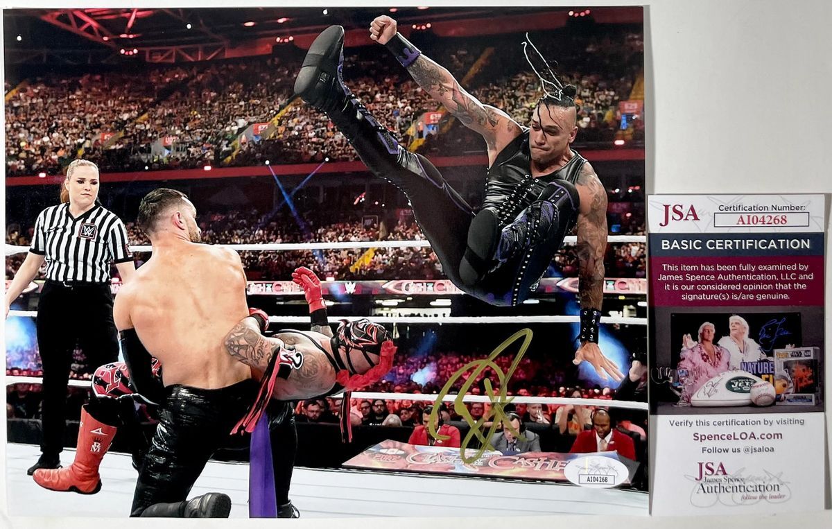 WWE NXT Damian Priest Signed 8x10 Photo T Autograph Judgment Day JSA COA