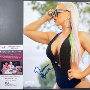 WWE NXT Dana Brooke Signed 8x10 Photo H Autograph WrestleMania JSA COA