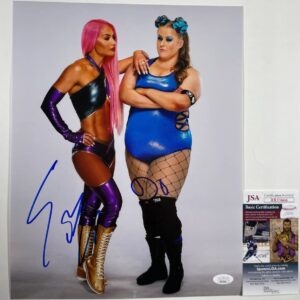 WWE NXT Eva Marie & Doudrop Signed 11x14 Photo Autograph Piper Niven JSA COA