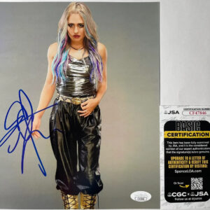 WWE NXT Giulia Signed 8x10 Photo C Authentic Autograph WrestleMania JSA COA