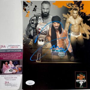 WWE NXT Jinder Mahal Signed 8x10 Photo J Autograph WrestleMania JSA COA