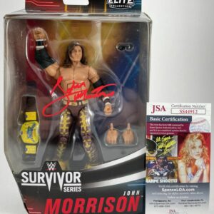WWE NXT John Morrison Signed Mattel Elite SS Wrestling Figure Autograph JSA COA