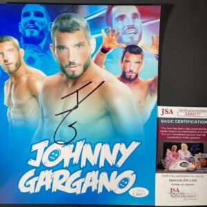WWE NXT Johnny Gargano Signed 8x10 Photo A Autograph TakeOver JSA COA