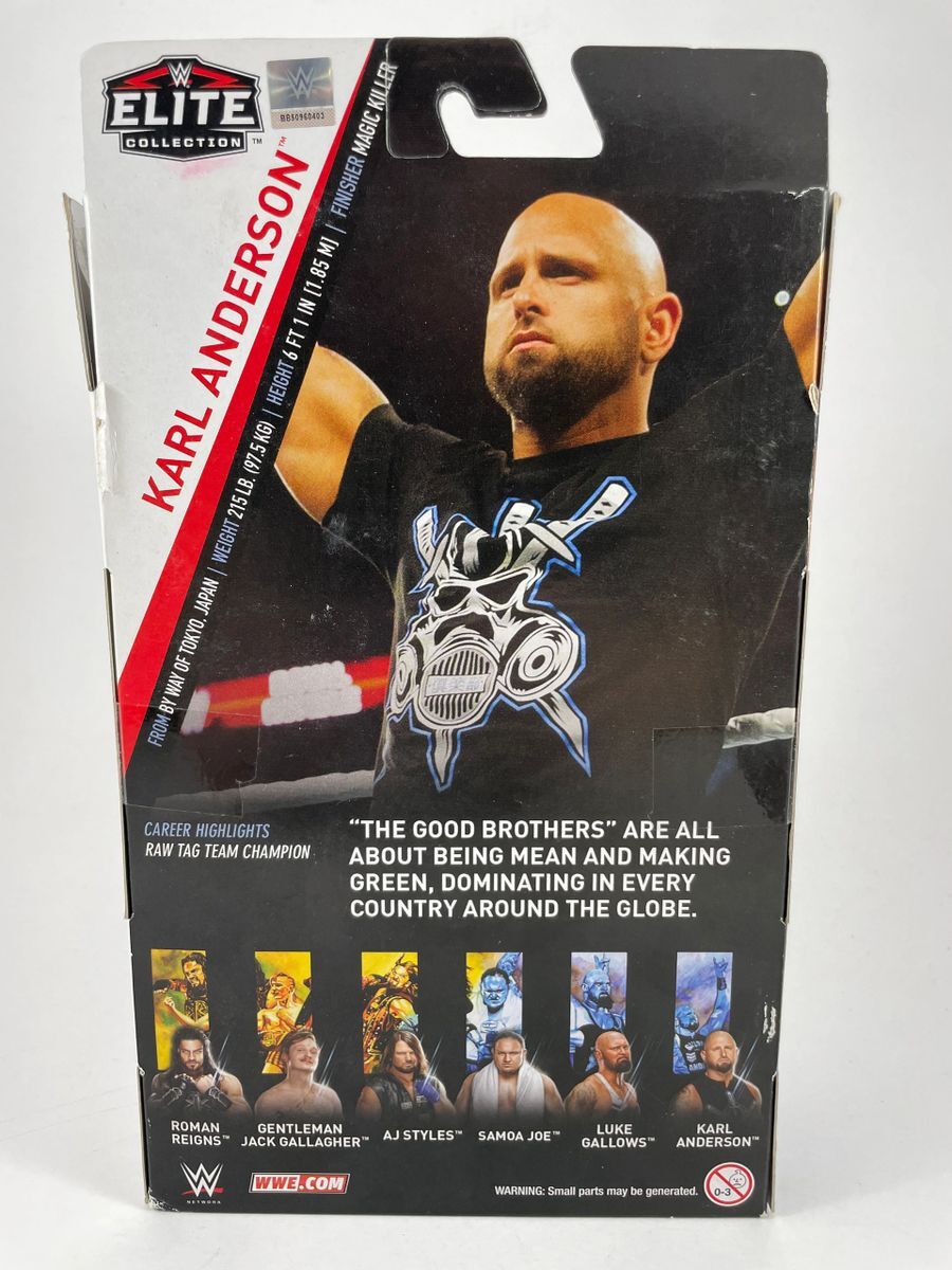 WWE NXT Karl Anderson Signed Mattel Elite Wrestling Figure Autograph JSA COA - Image 4