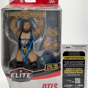 WWE NXT Otis Signed Mattel Elite Wrestling Figure A Authentic Autograph JSA COA