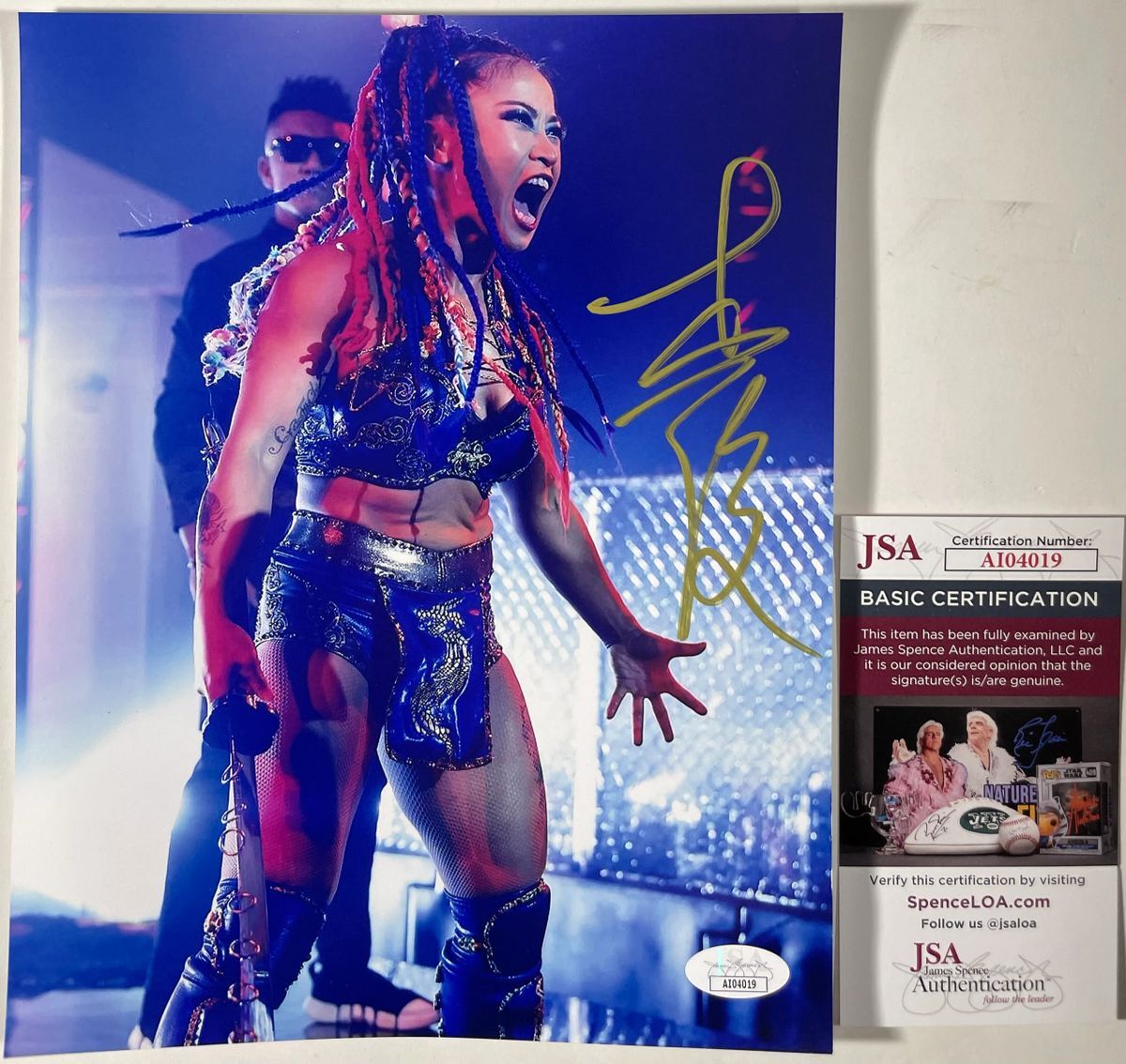 WWE NXT Xia Li Signed 8x10 Photo A Autograph WrestleMania JSA COA