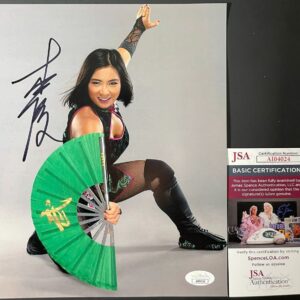 WWE NXT Xia Li Signed 8x10 Photo H Autograph WrestleMania JSA COA