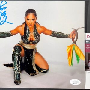 WWE NXT Xia Li Signed 8x10 Photo M Autograph WrestleMania JSA COA