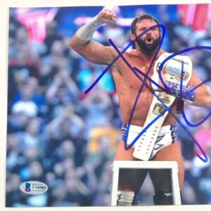 WWE NXT Zack Ryder Signed 8x10 Photo B Autograph Impact Wrestling BAS COA