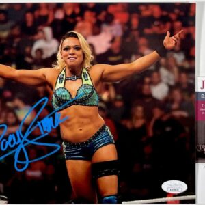 WWE NXT Zoey Stark Signed 8x10 Photo A Autograph WrestleMania JSA COA