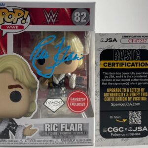 WWE Nature Boy Ric Flair Signed Exclusive Diamond Funko POP! Autograph JSA COA