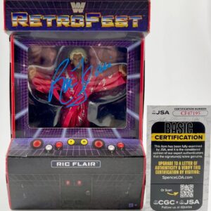 WWE Ric Flair Signed Mattel Retrofest GS Exclusive Wrestling Figure B JSA COA