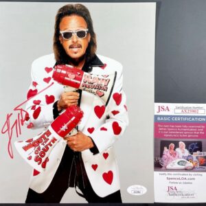 WWE The Mouth Of The South Jimmy Hart Signed 8x10 Photo J Autograph JSA COA