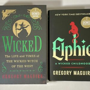 Wicked & Elphie B&N Exclusive Signed Editions Hardcover Gregory Maguire Lot Of 2