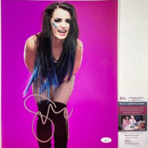 AEW All Elite Wrestling Saraya Signed 11x14 Photo B Autograph Paige WWE JSA COA
