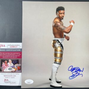 AEW Captain Shawn Dean Signed All Elite Wrestling 8x10 Photo Autograph JSA COA