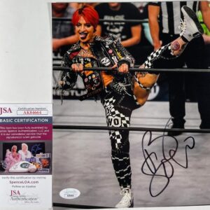 AEW Ruby Soho Signed All Elite Wrestling 8x10 Photo F Ruby Riott WWE JSA COA