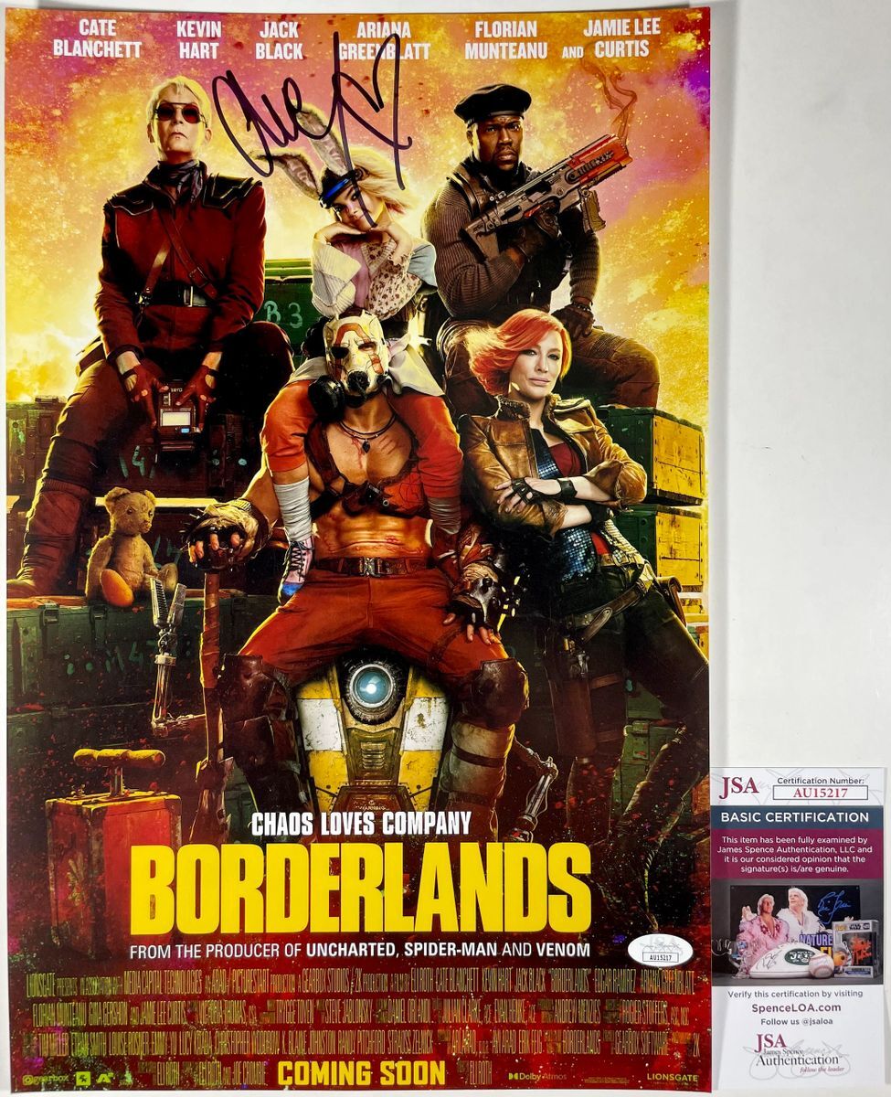 Ariana Greenblatt Signed Borderlands 11x17 Movie Poster Autograph JSA COA