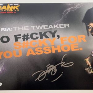 Bai Ling Signed Crank 2 High Voltage 11x17 Movie Poster A Autograph BAS COA