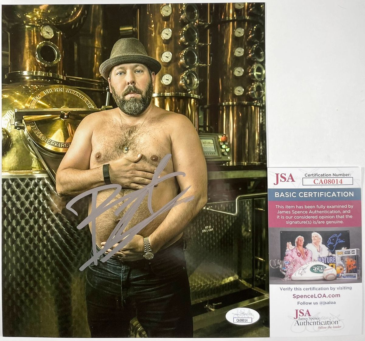 Bert Kreischer Signed 8x10 Photo B Authentic Autograph The Machine JSA COA