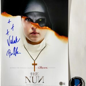 Bonnie Aarons Signed The Nun 11x17 Movie Poster A Autograph Valak JSA COA
