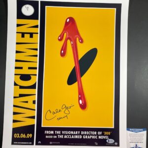 Carla Gugino Signed Watchmen 16x20 Movie Poster B Autograph Sally BAS COA