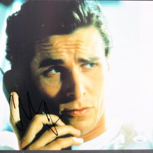Christian Bale Signed American Psycho 11x14 Photo F Autograph Bateman JSA COA