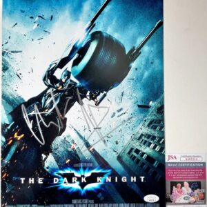 Christian Bale Signed The Dark Knight 11x17 Poster A Autograph Batman JSA COA