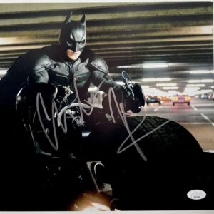 Christian Bale Signed The Dark Knight Rises 11x14 Photo D Autograph JSA COA
