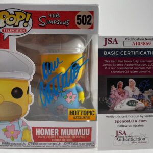 Dan Castellaneta Signed The Simpsons Homer Muumuu Exclus Funko POP JSA COA