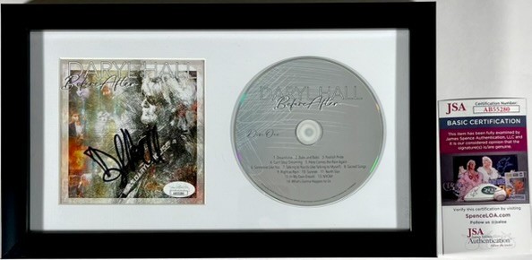 Daryl Hall Signed Before After CD Booklet & CD Framed Matted Display JSA COA