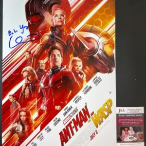 David Dastmalchian Signed Marvel Ant-Man and The Wasp 11x17 Movie Poster JSA COA