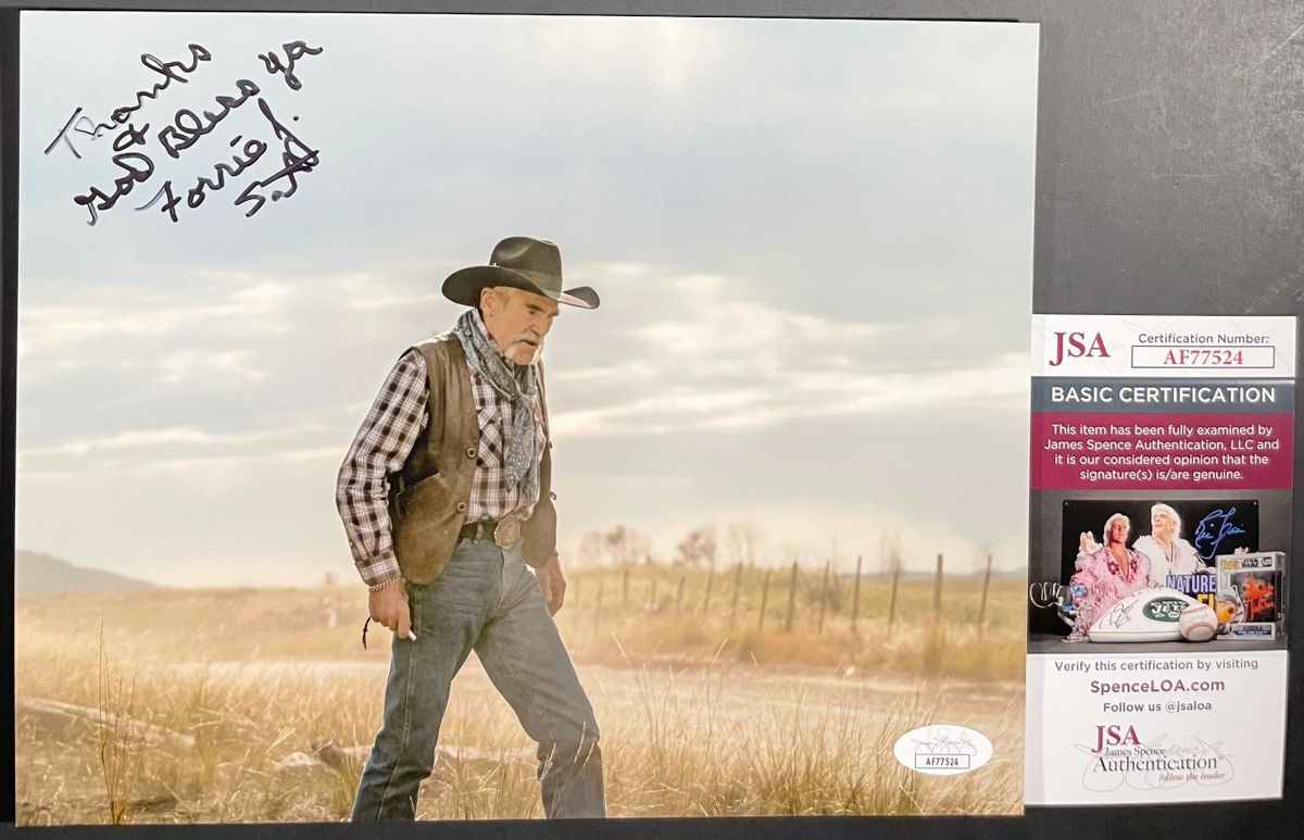 Forrie J. Smith Signed Yellowstone 8x10 Photo C Autograph Lloyd JSA COA