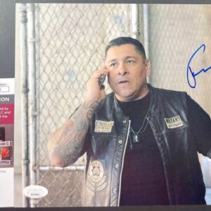 Frankie Loyal Signed Mayans MC Hank Tranq Loza 8x10 Photo A Autograph JSA COA