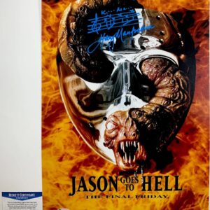 Harry Manfredini Signed Jason Goes To Hell 11x17 Poster Friday 13th BAS COA