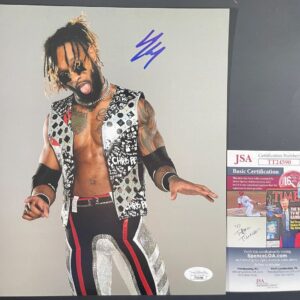 IMPACT Wrestling Chris Bey Signed 8x10 Photo A Autograph Bullet Club JSA COA