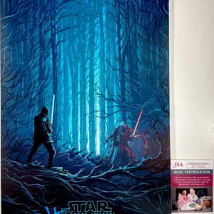 J.J. Abrams Signed Star Wars The Force Awakens 11x17 Poster Autograph JSA COA