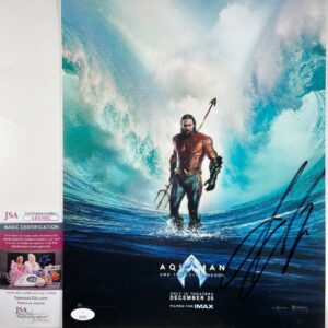 Jason Momoa Signed Aquaman The Lost Kingdom 11x14 Photo A Autograph JSA COA