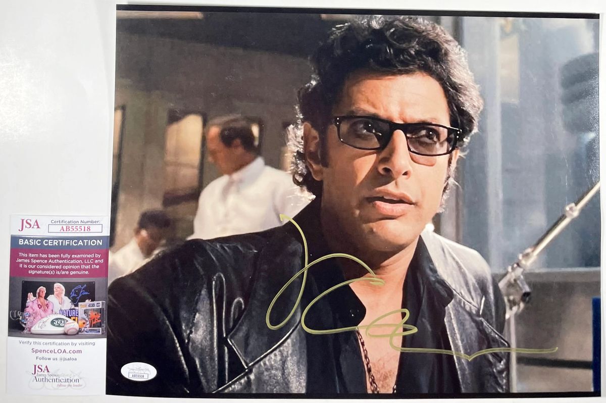 Jeff Goldblum Signed Jurassic Park 11x14 Photo Autograph Ian Malcom JSA COA