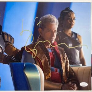 Jeff Goldblum Signed Marvel Thor Ragnarok 11x14 Photo Autograph JSA COA