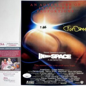 Joe Dante Signed Innerspace 8x10 Mini Movie Poster B Authentic Autograph JSA COA