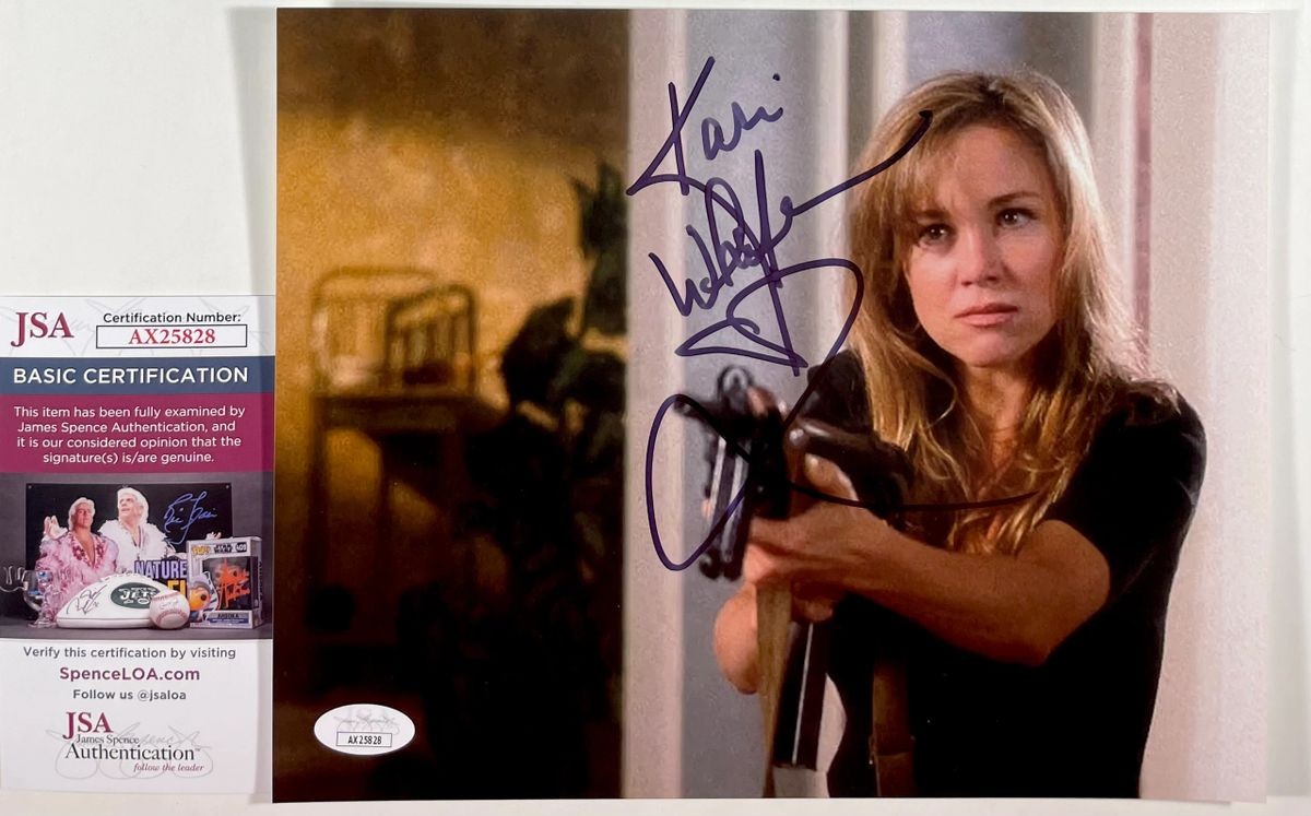 Kari Kennell Whitman Signed Chained Heat 2 8x10 Photo Autograph JSA COA